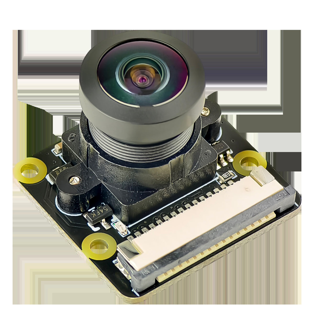 OV5647 5MP CSI Kameramodul für Raspberry Pi 4B/5B – 1080p 30 fps, 150° Weitwinkel, Plug-and-Play FPC-Kabel – KI, Sicherheit & Robotik