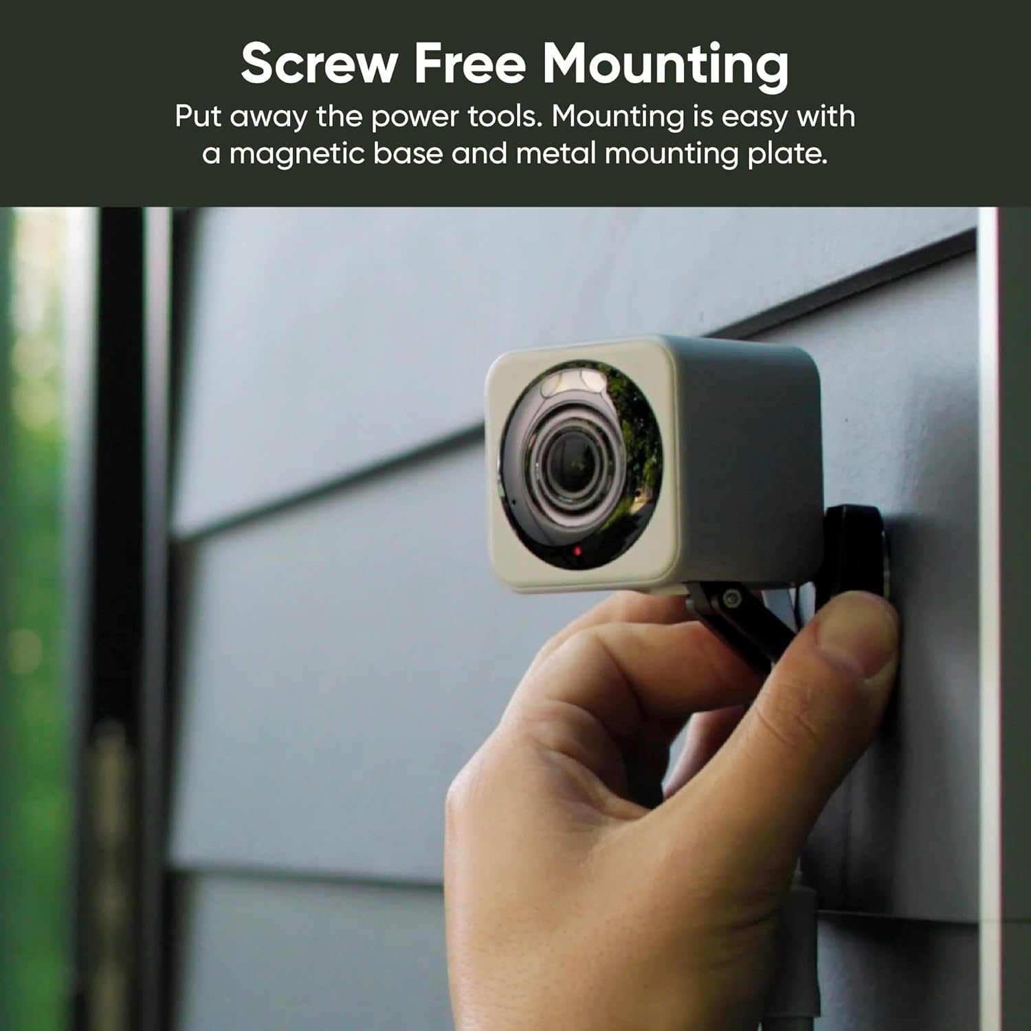WYZE Cam v4 (neuestes Modell), 2,5K KI-Überwachungskamera, Innen-/Außenkameras für die Haussicherheit, Babyphone & Haustierkamera, lebendige Farb-Nachtsicht, kein Abonnement erforderlich