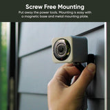 WYZE Cam v4 (neuestes Modell), 2,5K KI-Überwachungskamera, Innen-/Außenkameras für die Haussicherheit, Babyphone & Haustierkamera, lebendige Farb-Nachtsicht, kein Abonnement erforderlich